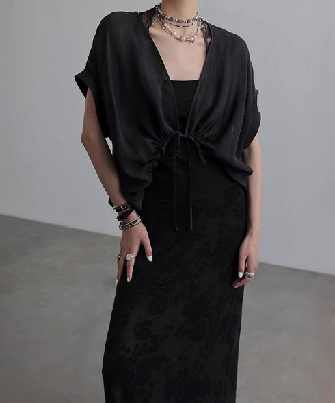 Square Sleeve Blouse